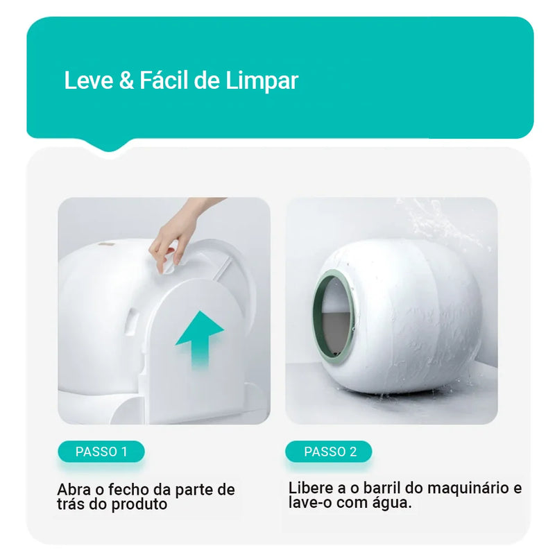 Newpet Caixa de areia automática inteligente para gatos