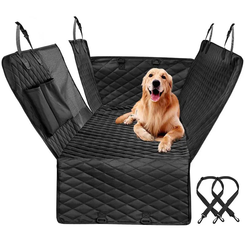 Capa para assento de carro para cachorro.