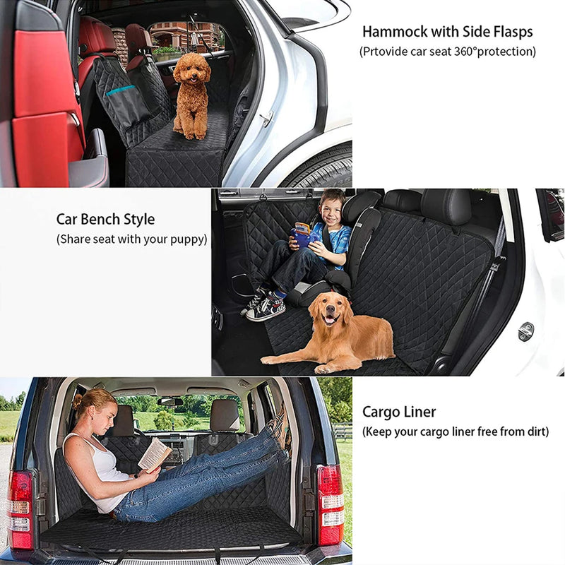 Capa para assento de carro para cachorro.